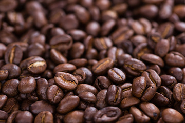 Roasted Coffee Beans Background