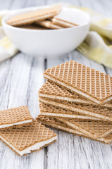 Portion of crispy Vanilla Waffles
