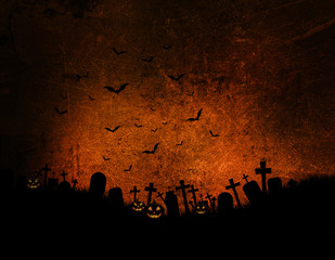 Fototapeta premium Grunge Halloween background