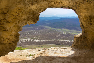 View from cave window