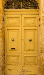 Traditional exterior door in Malta