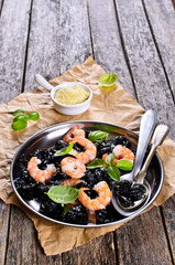 Black pasta