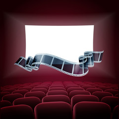 cinema auditorium with tape