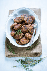 Sesambratlinge, vegan 