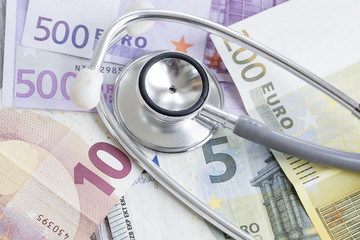  Money (Euro) and Stethoscope 