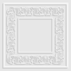 ornamental paper frame
