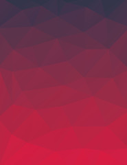 Abstract red polygon vector background