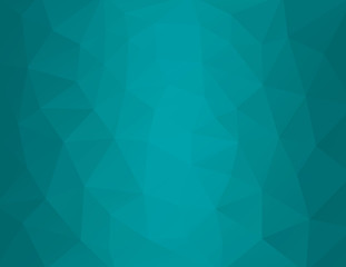 Fototapeta premium Abstract green polygon vector background
