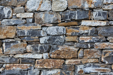 wall of stones as a texture