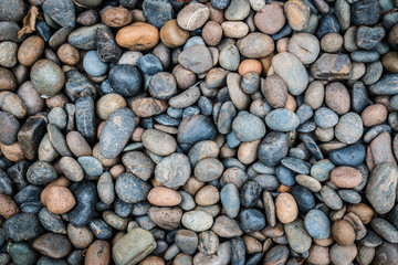 stone at the sea for background