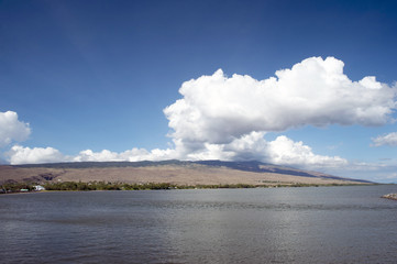 View from Kaunakakai pier, Molokai, Hawaii-2