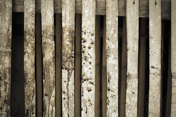 Background texture of old white wooden
