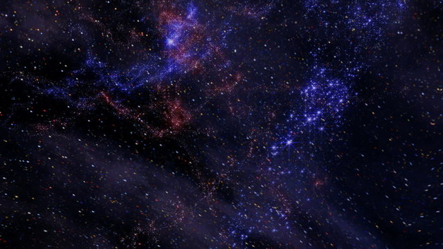 Space 2012: Flying through star fields in deep space (Loop).