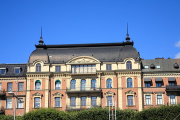 Building in Strandvagen,Stockholm