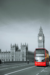 Naklejka na ściany i meble Bus in London