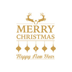 Merry Christmas type Design