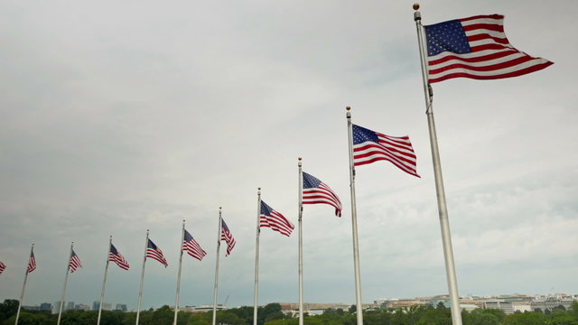 American flag Washington DC