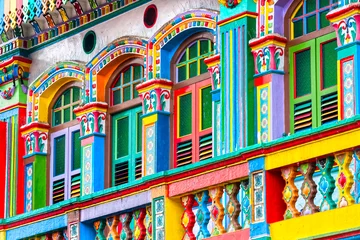 Peel and stick wall murals Singapore Little India, Singapore