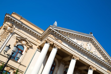 The national Theater in Oradea.