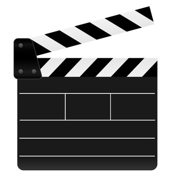Filmklappe ge&ouml;ffnet und leer