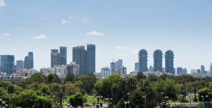 Tel Aviv view from Eretz Israel Museum