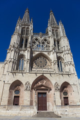 Fototapeta na wymiar Cathedral of Burgos, Castilla y Leon, Spain