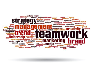 Vector conceptual business marketing word cloud