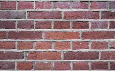 Red brick wall texture. 