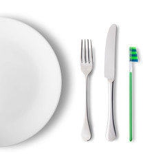 Don't forget brushing teeth - Non dimenticare di lavare i denti