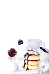 Traditional ukrainian cottage cheese cakes