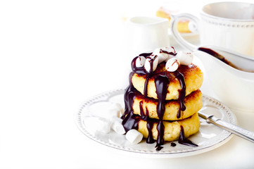 Traditional ukrainian cottage cheese cakes
