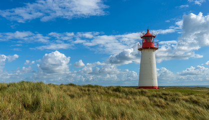 Fototapeta na wymiar Lighthouse List West in Sylt