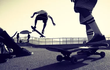 Poster Skateboarder Jumping © willbrasil21