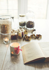 Cookbook and kitchen details