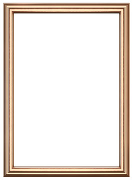 Copper wooden frame