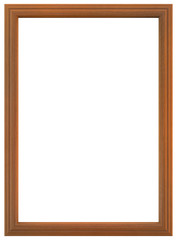 Red wood frame