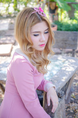 Beautiful young woman