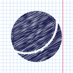Vector ball icon 