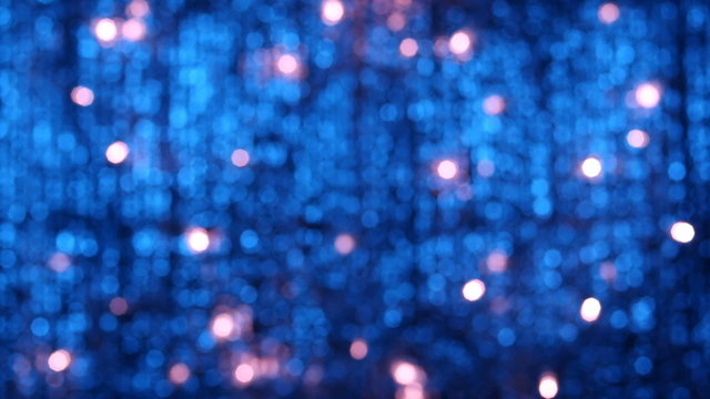 Abstract Blue Background, Blurred Bokeh
