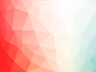 Fototapeta premium red white blue triangles background