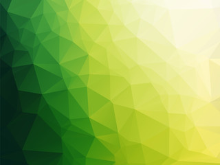 simple bio green triangles background gradient