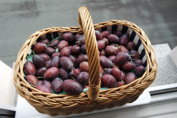 fresh plums