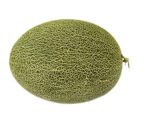 cantaloupe melon isolated on white Clipping Path