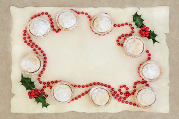 Christmas Mince Pie Border