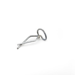 metal shavings on the white background 