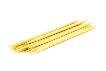 toothpick on white background, isolated