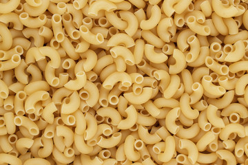 dry uncooked pasta texture background