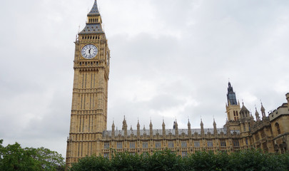 Fototapeta na wymiar Big Ben in London, Großbritannien