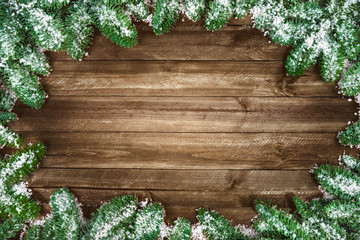 Seasonal wood background