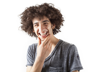 Portrait of smiling young man